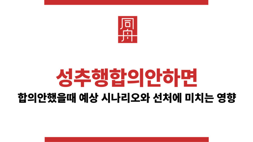 성추행합의안하면