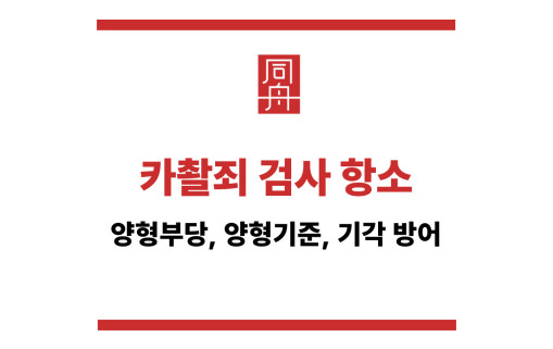 카촬죄 검사 항소