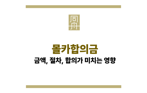 몰카합의금