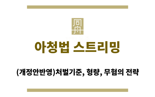 아청법 스트리밍