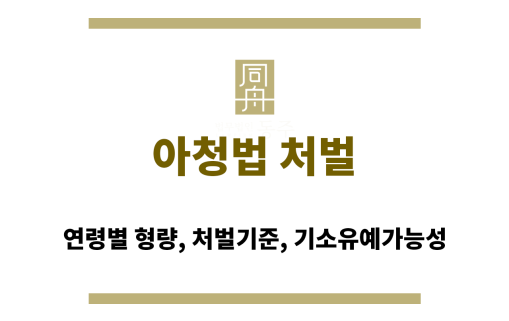 아청법 처벌
