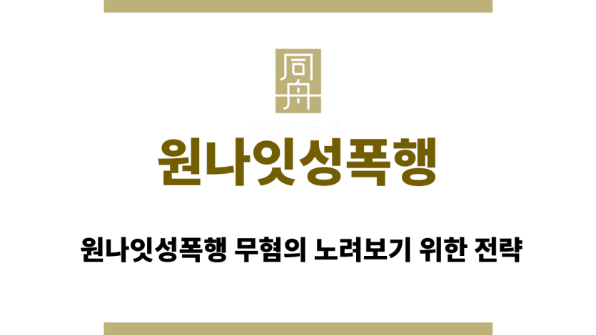 원나잇성폭행