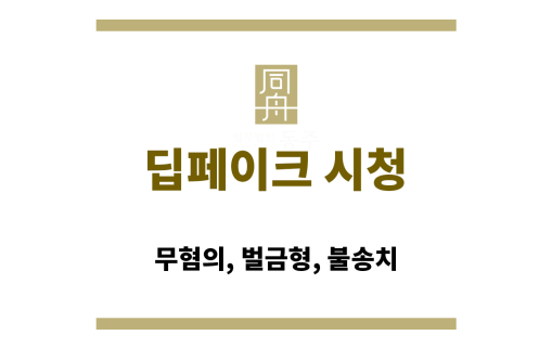 딥페이크 시청