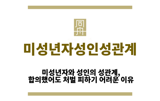 미성년자성인성관계