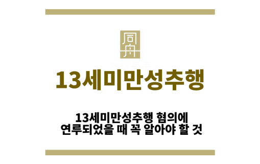13세미만성추행