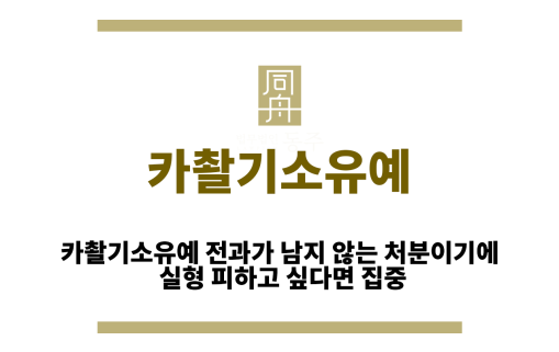 카촬기소유예