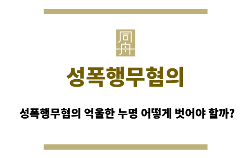 성폭행무혐의