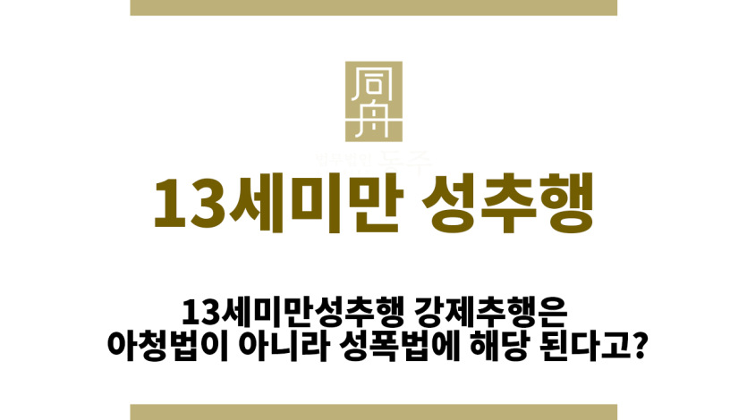 13세미만성추행