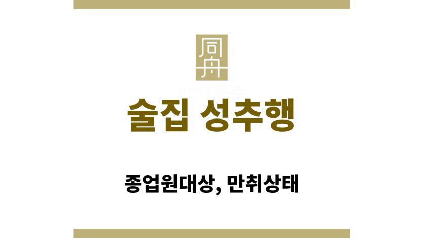 술집 성추행