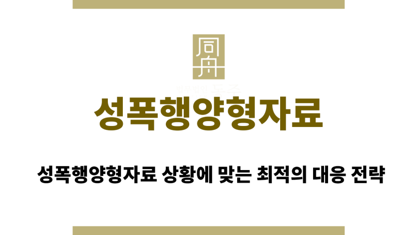 성폭행양형자료