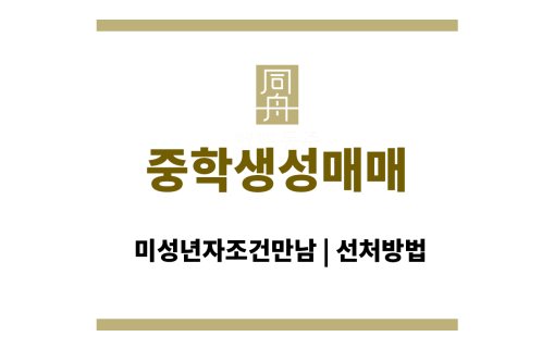 중학생성매매