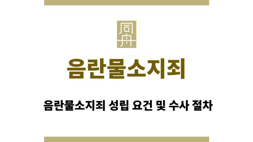 음란물소지죄