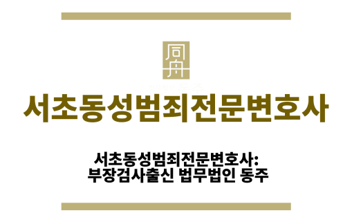 서초동성범죄전문변호사