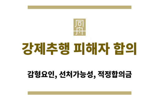 강제추행 피해자 합의 시 변호사의 역할