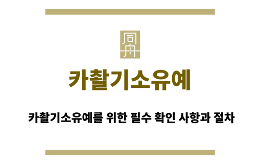 카촬기소유예