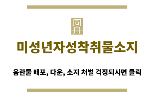 ＂미성년자성착취물소지“