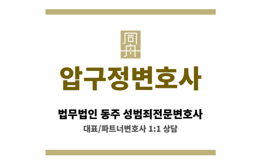 압구정변호사 초기 진술부터 최종 판단까지 전 과정 동행