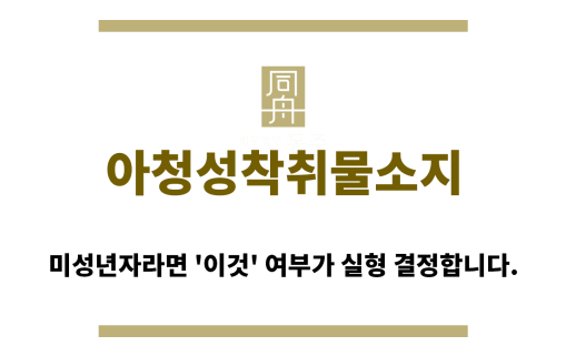 ＂아청성착취물소지“