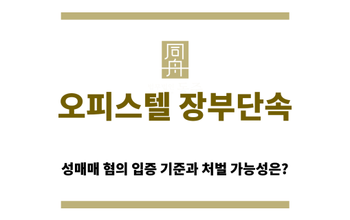 오피스텔 장부단속 수사 대응 전략 절차