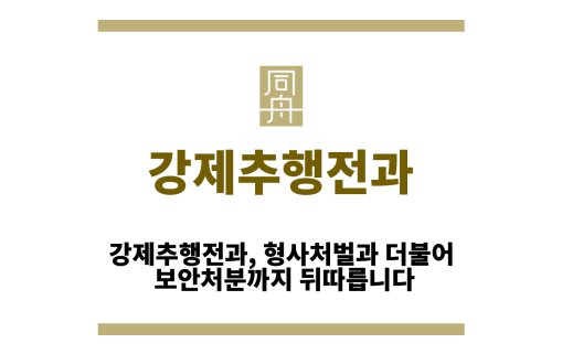 강제추행전과
