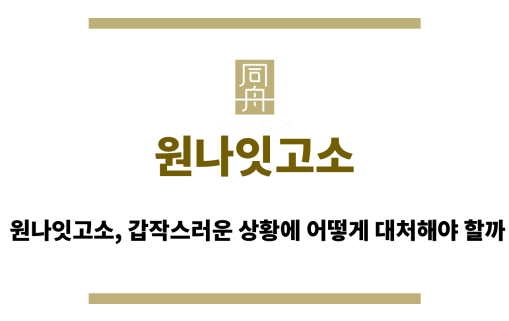 원나잇고소