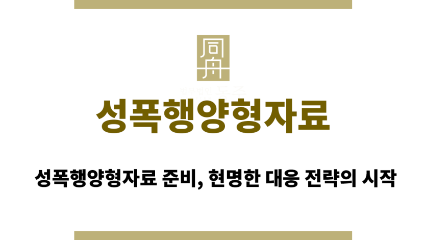 성폭행양형자료