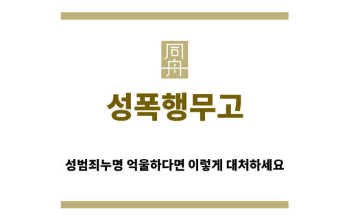 ＂성폭행무고“