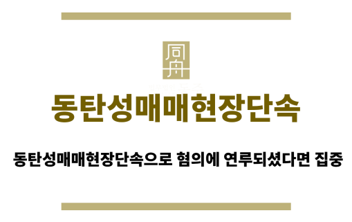 동탄성매매현장단속