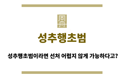 성추행초범
