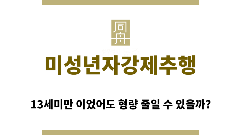 ＂미성년자강제추행“