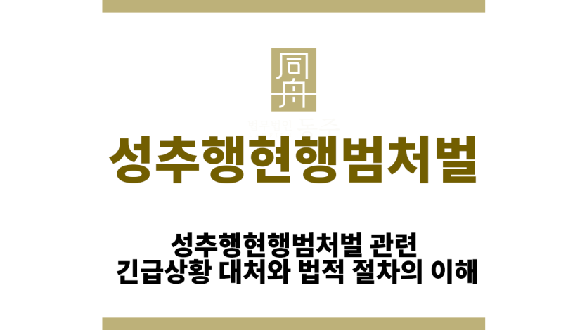 성추행현행범처벌