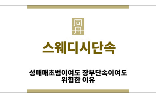 ＂스웨디시단속“