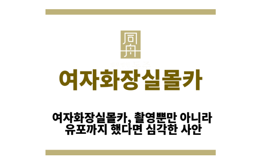 여자화장실몰카