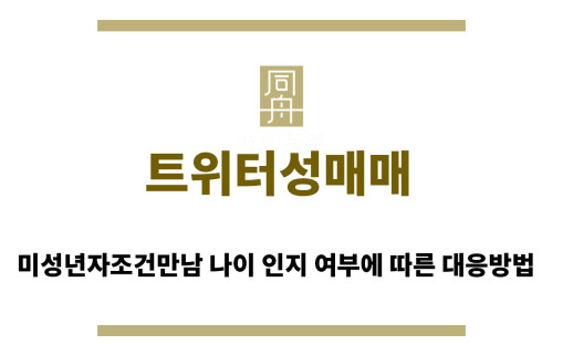 ＂트위터성매매“